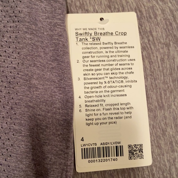 Seawheeze 2021 swiftly breathe cropped tank - Picture 4 of 6